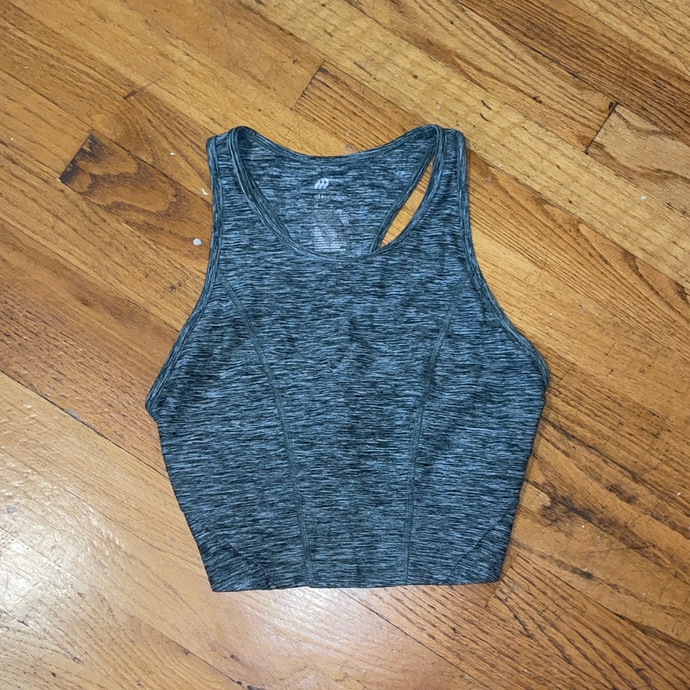 Green Racerback Athletic Tank Top